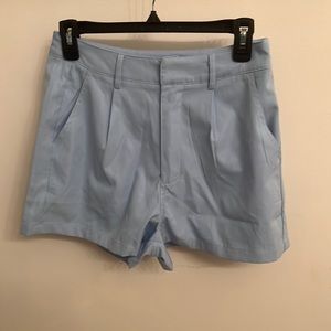 Blue shorts